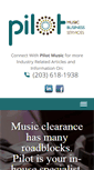 Mobile Screenshot of pilotmusic.com
